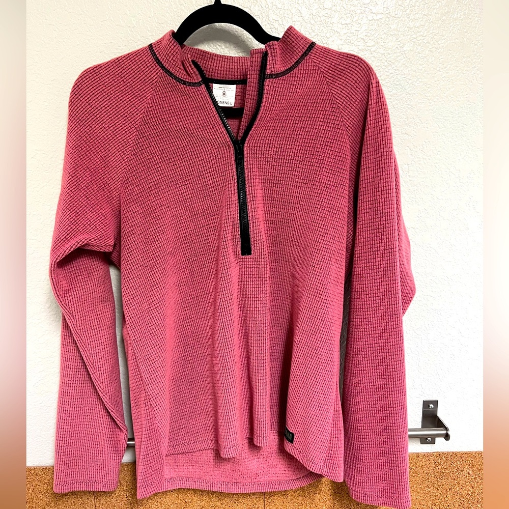 Highly sought after Melanzana 1/2 zip grid fleece.